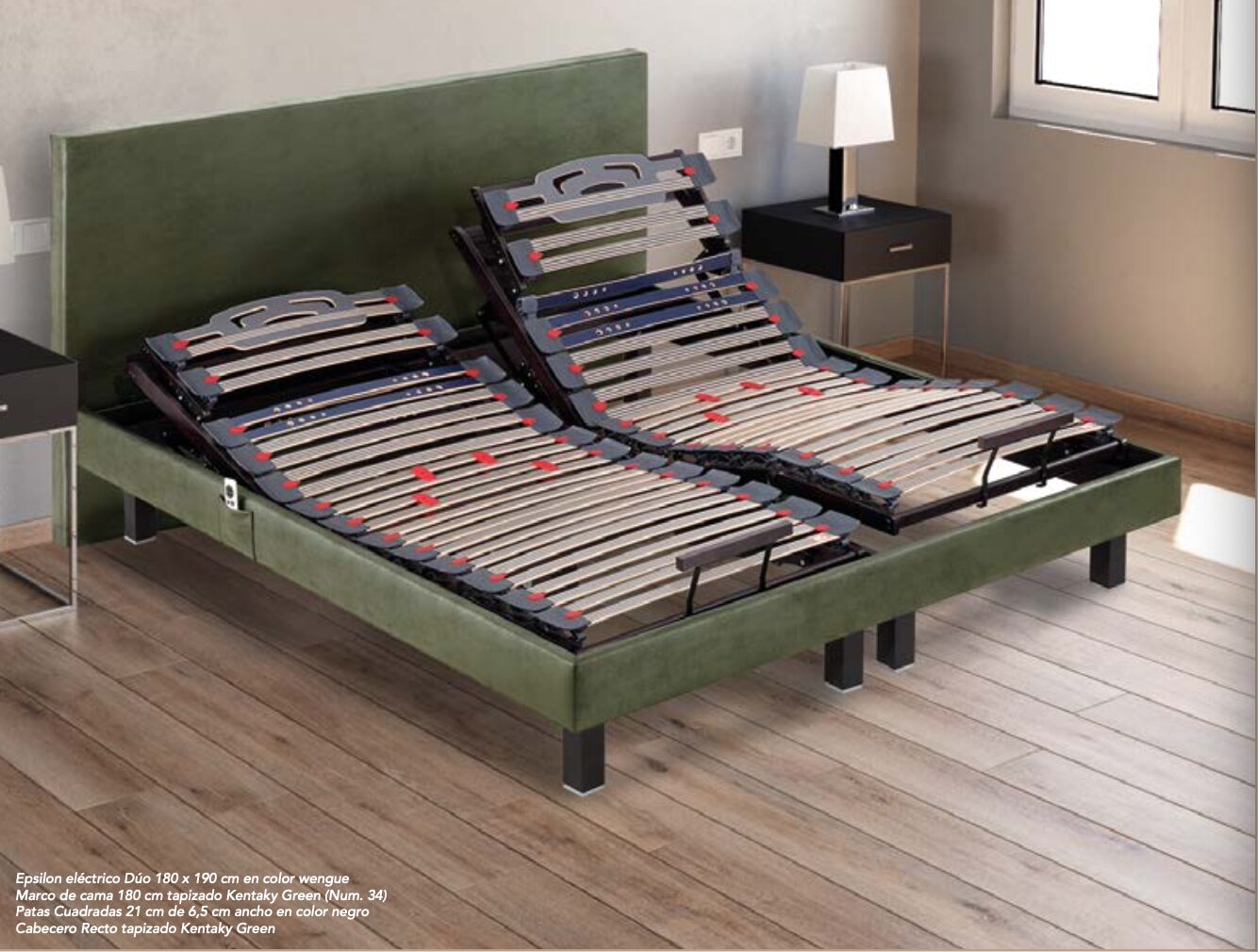 Conjunto Marco de Cama Medio - Dunlopillo